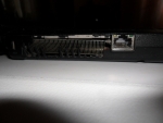 Ноутбук Lenovo G555 - разъем для итернета, решетка вентилятора