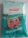 Салфетки влажные для детской гигиены "Premial": упаковка