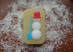 Мыло "Снеговик", сваренное методом "с нуля"