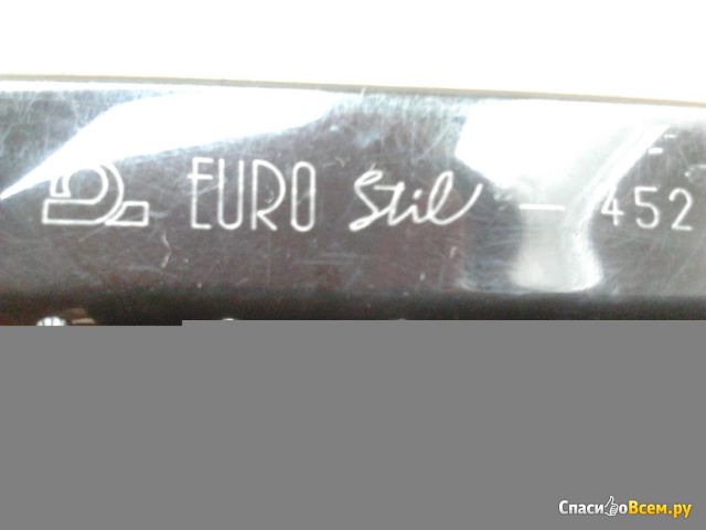 Расческа пластиковая с двойными зубьями Eurostil 00435