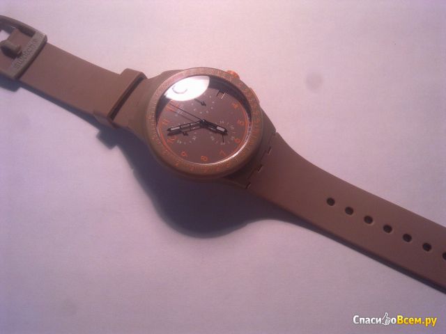 Часы "Swatch" Crazy Nuts SUSC400 коллекция "Chrono Plastic"