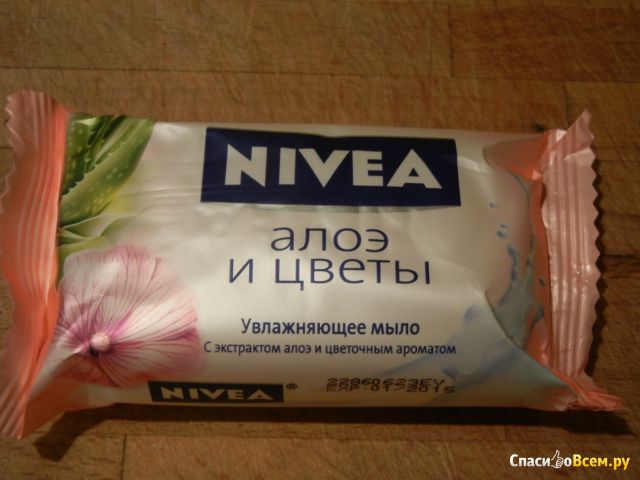 Увлажняющее мыло Nivea "Алоэ и цветы"