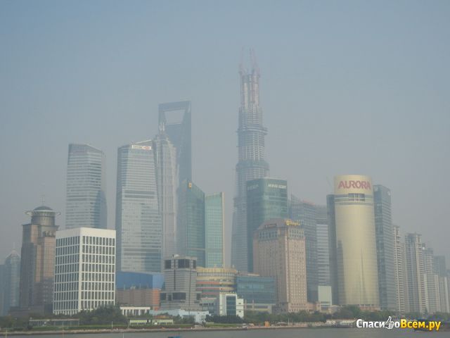 Набережная Вайтань в Шанхае (Китай)