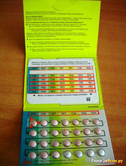 Контрацептивный препарат "Джес"
