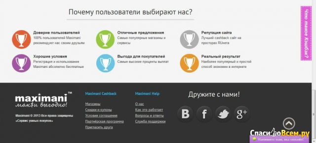 Сайт Maximani.ru