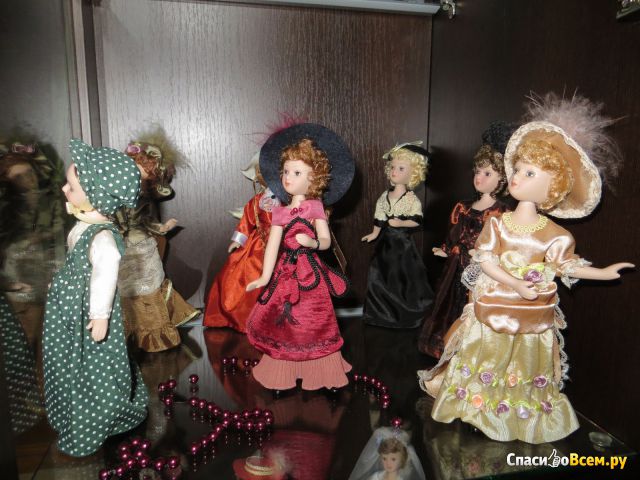 Коллекция фарфоровых кукол ручной работы "Дамы эпохи" DeAgostini