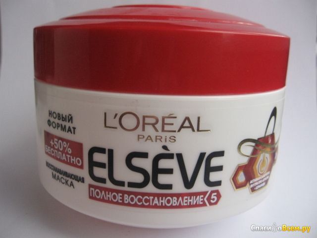 Восстанавливающая маска для волос L'Oreal Paris Elseve "Полное восстановление 5"