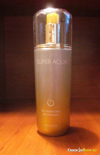 Тоник для лица Missha Super Aqua Cell Renew Snail Skin Treatment