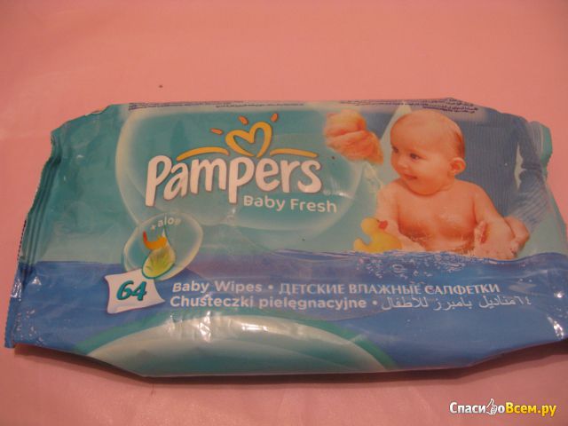 Детские салфетки Pampers baby fresh