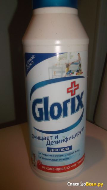 Средство чистящее для пола Glorix "Свежесть Атлантики"