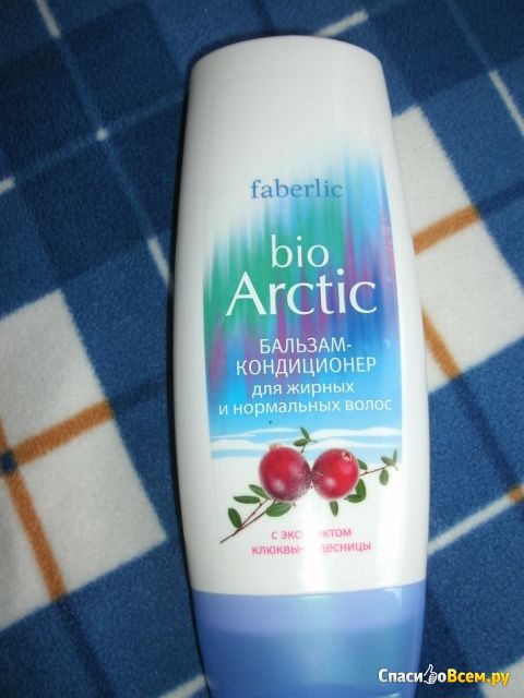 Бальзам-кондиционер для волос с экстрактом Клюквы-кудесницы "Bio Arctic" Faberlic