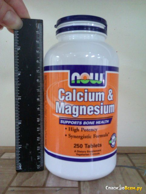 Витамины Now Foods Calcium & Magnesium Кальций и магний