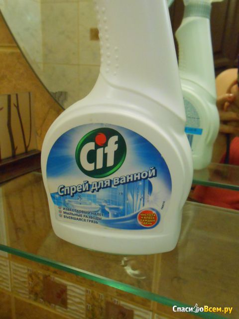 Чистящий спрей для ванной Cif