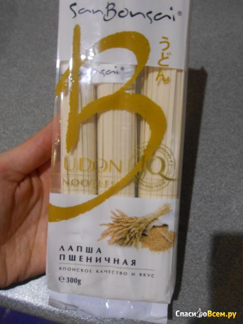 Лапша  пшеничная "San Bonsai" Udon