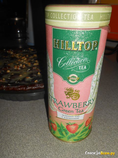 Зеленый чай Hilltop с клубникой