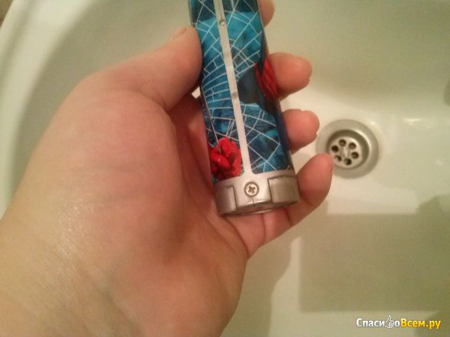 Электрическая зубная щетка для детей Colgate Spiderman