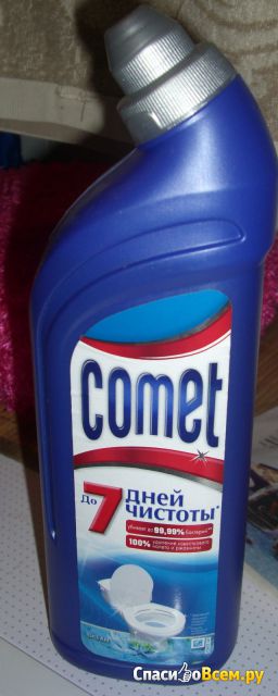 Чистящее средство для туалета Comet Океан