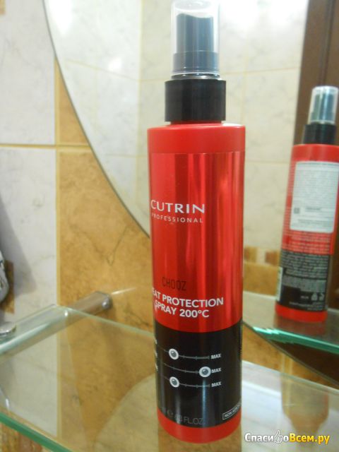 Разглаживающий спрей для волос с термозащитой Cutrin Chooz Heat Protection Spray