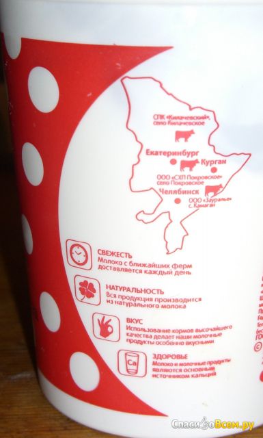 Сметана "Уральское молоко", 20%