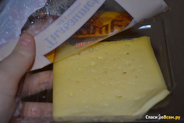 Сыр в нарезке Тильзитер "Ламбер"