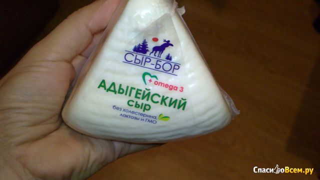 Мягкий Адыгейский сыр "Сыр-Бор" +omega 3