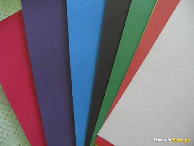 Цветной картон 8 листов, 8 цветов "Unnika"