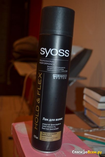 Лак для волос Syoss Hold & Flex экстрасильная фиксация