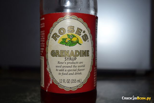 Сироп Rose's Grenadine Syrup