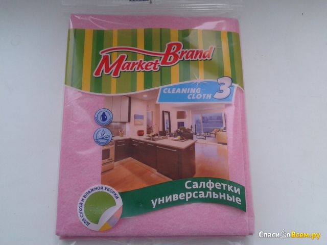 Салфетки универсальные Market Brand Cleaning Cloth 3