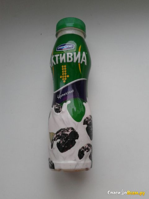 Питьевой йогурт "Активиа" чернослив