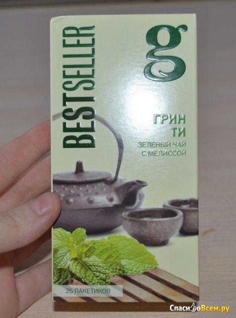 Зелёный чай с мелиссой Green Tea Bestsellers