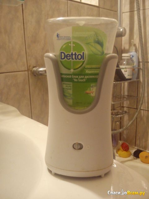 Сенсорная автоматическая система No-Touch для антибактериального жидкого мыла Dettol