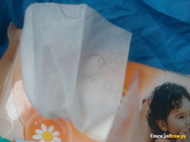 Детские влажные салфетки Pampers Naturally Clean