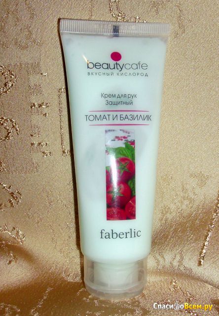 Защитный крем для рук Faberlic Beauty Cafe "Томат и базилик"