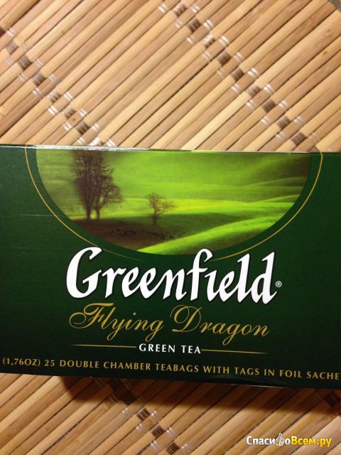 Зеленый чай Greenfield Flying Dragon в пакетиках
