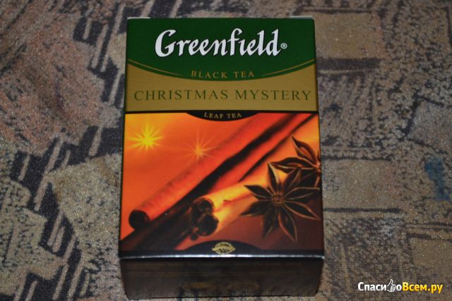 Чай черный Greenfield "Christmas mystery" с корицей