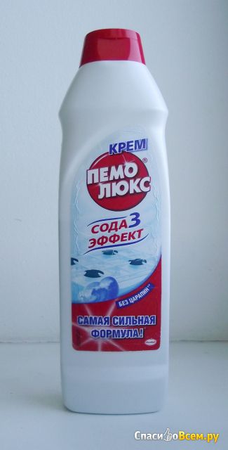 Чистящий крем ПемоЛюкс Сода 3 эффект "Морской бриз"