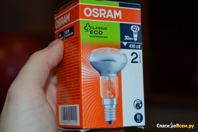 Электрическая лампа Osram Classic Eco Superstar 40w