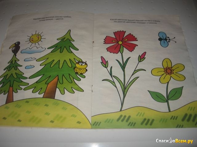 Книга с наклейками "Цвета и формы" (2-3 года), серия "Дошкольная мозаика", Земцова Ольга