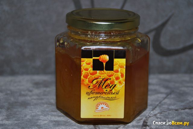 Мед цветочный натуральный "Ромашкино"