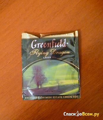 Зеленый чай Greenfield Flying Dragon в пакетиках