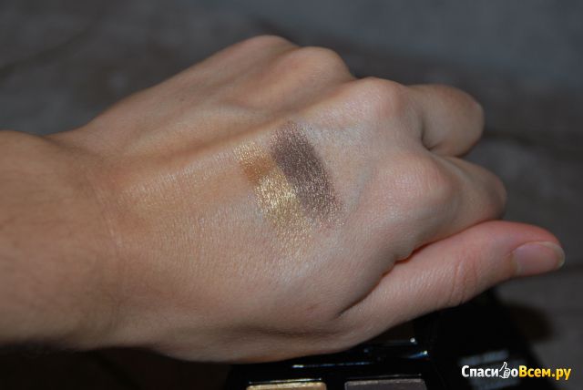 Тени для век Avon "True color" eyeshadow duo Mod gold