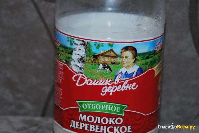 Молоко Деревенское Отборное "Домик в деревне" 3,5%