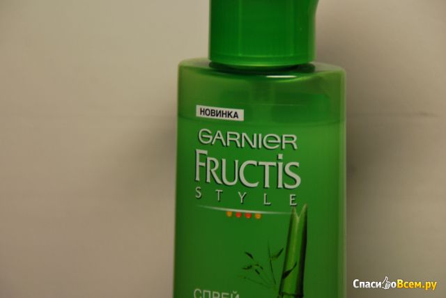 Спрей термо-актив для волос Garnier Fructis "Гладкость и блеск" сильная фиксация