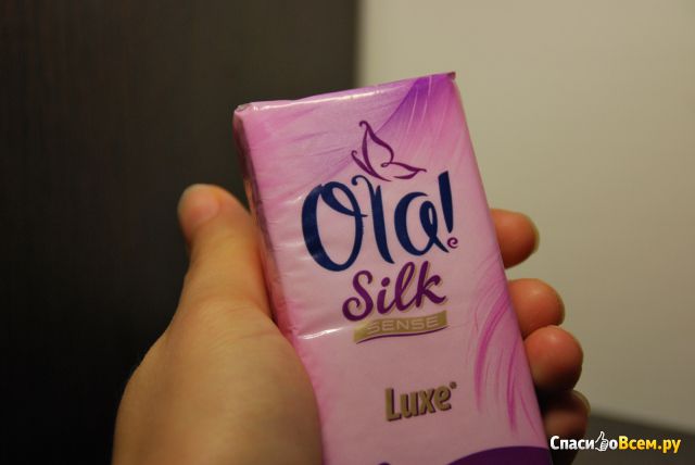 Бумажные носовые платочки Ola! Silk sense