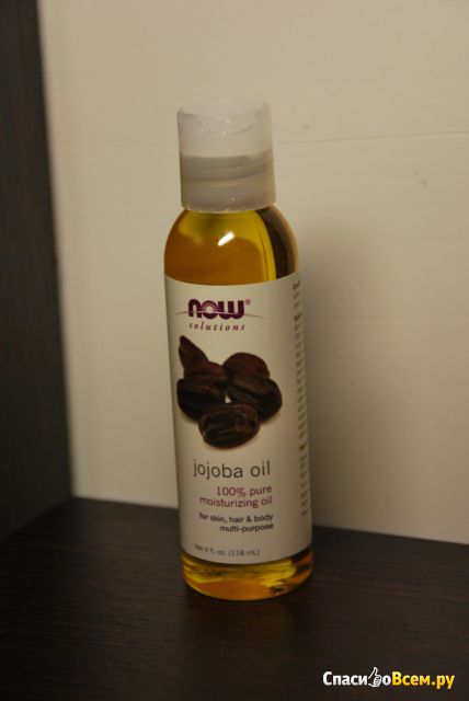 Масло жожоба Now Foods Solutions Certified Organic Jojoba Oil