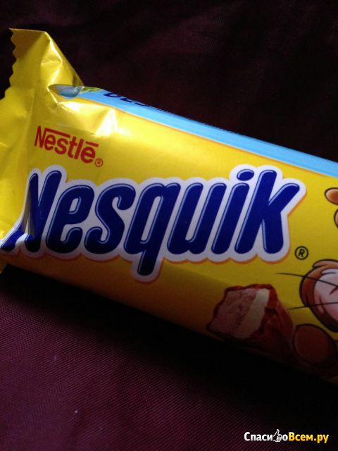 Шоколадный баточник "Nesquik"