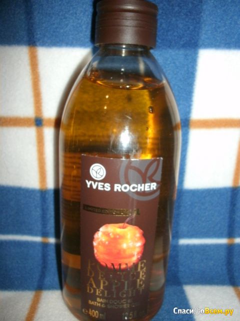 Гель для ванны и душа Yves Rocher "Карамельное яблоко"