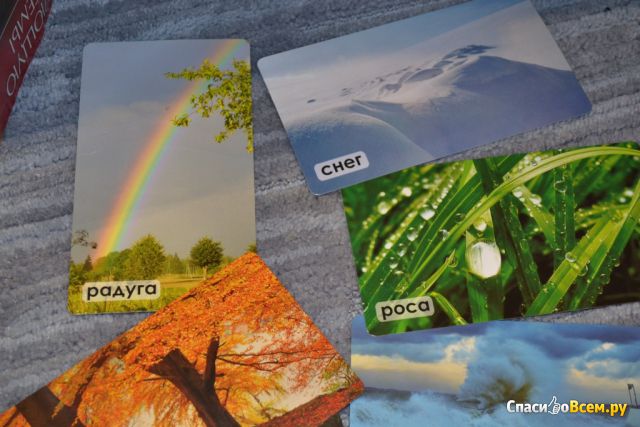 Комплект карточек "Мир на ладошке" Загадки природы, "Умница"