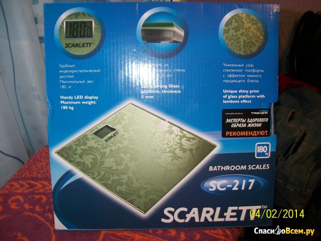 Напольные весы Scarlett SC-217